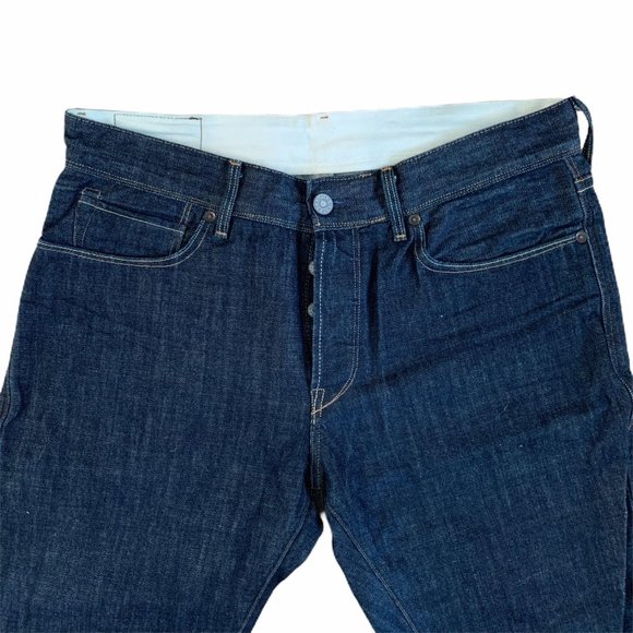 Levi's Made & Crafted “Ruler” Straight Button-fly 32 x 34 Denim Jeans - Picture 4 of 14